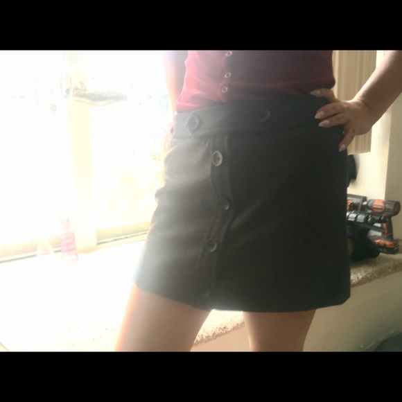 Wool Mini Skirt - Picture 7 of 8